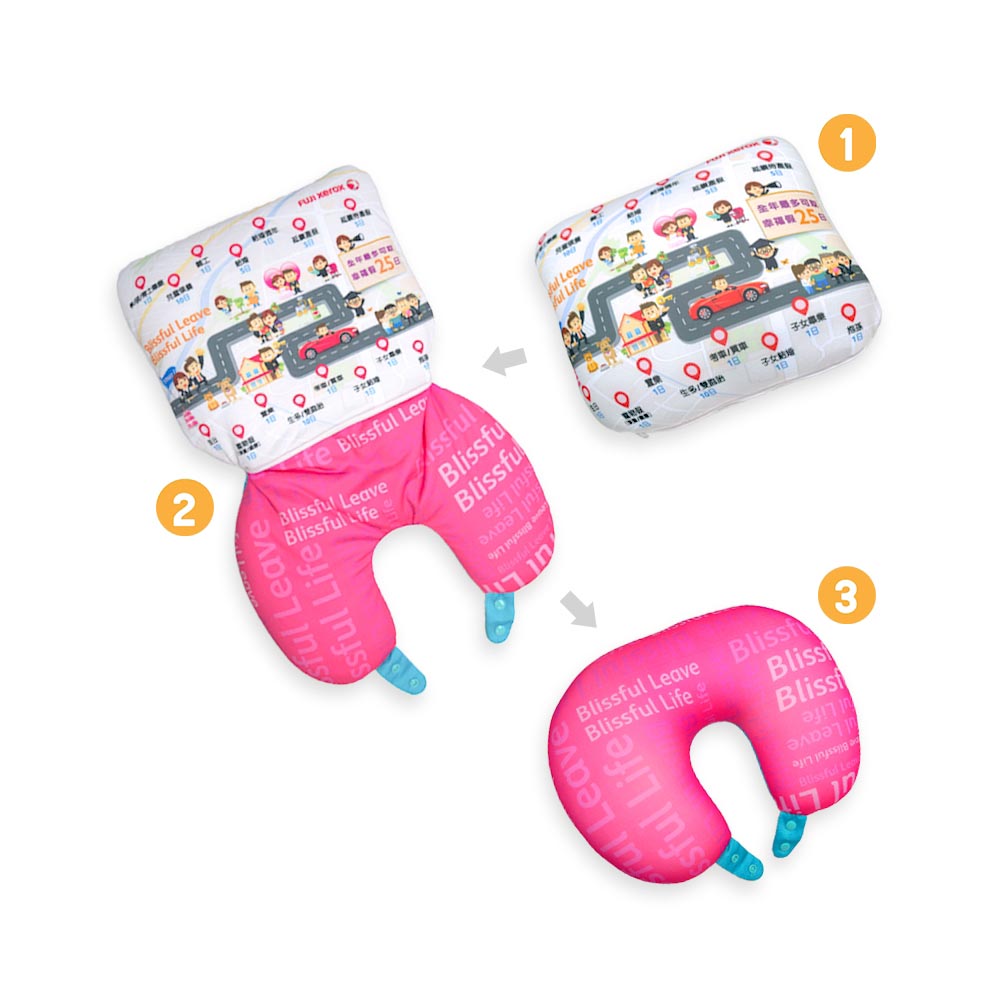 2 in 1 U Shaped Neck Pillow